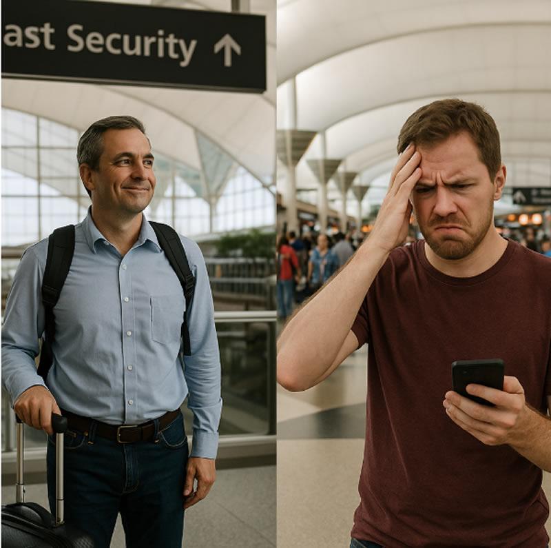 Pros cons DEN airport